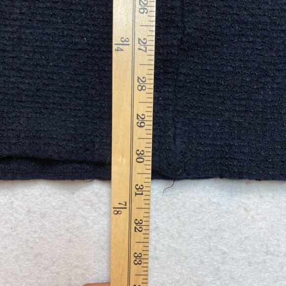 St. John Knit Dress Women's 16 Black Tweed Wool Blend Mini Classic - Picture 12 of 12